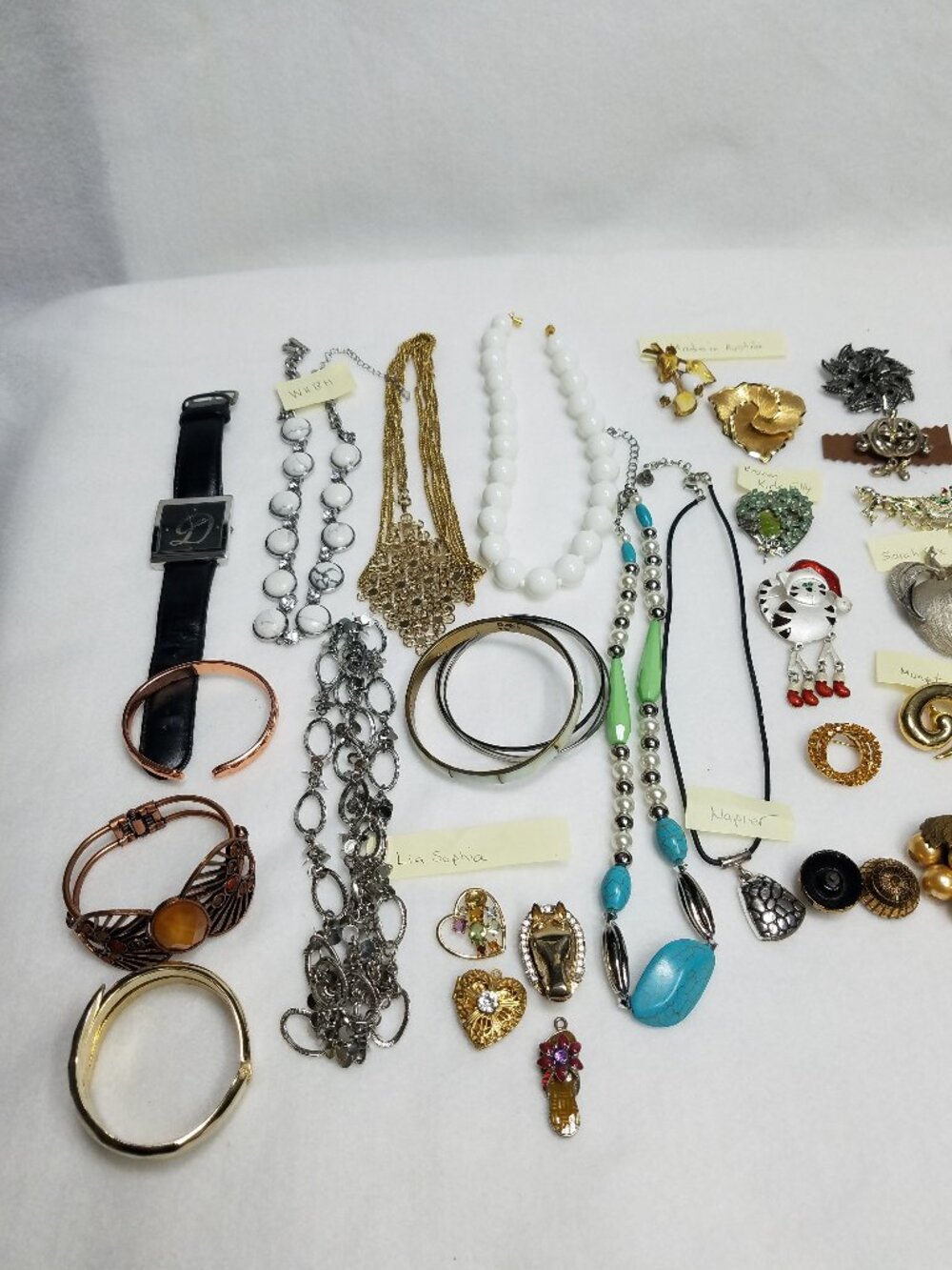 Mixed Costume Jewelry Lot Vintage Modern Craft 2 lb